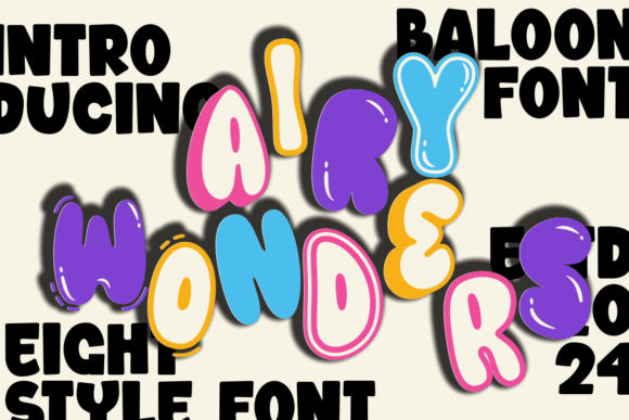 Airy Wonders: A Whimsical Display Font for Editorial Joy