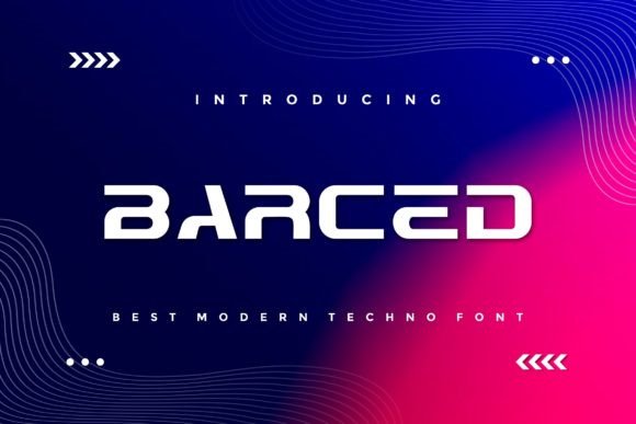 Barced Font: A Modern Display Typeface for Editorial Design