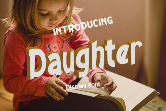 Daughter: A Handwritten Display Font for Editorial Warmth
