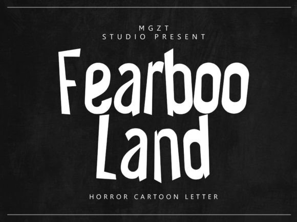 Fearboo Land: A Display Font with a Whimsical Horror Flair