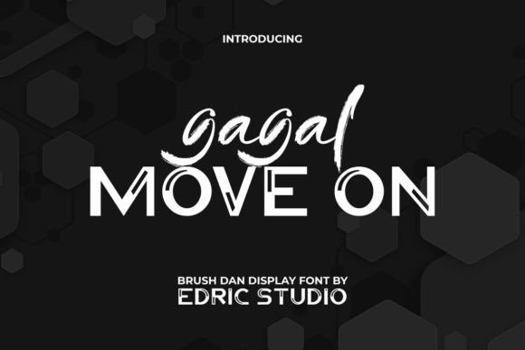 Gagal Move on Font Review: A Dark Futuristic Typeface for Bold Digital Branding