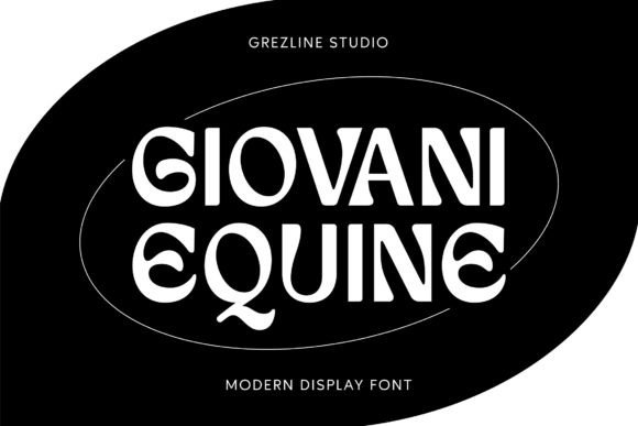 Giovani Equine Font: A Modern Display Typeface for Your Brand