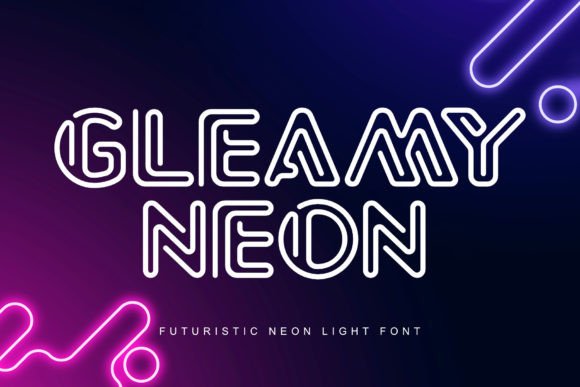 Gleamy Neon: The Display Typeface for High-Impact Campaigns