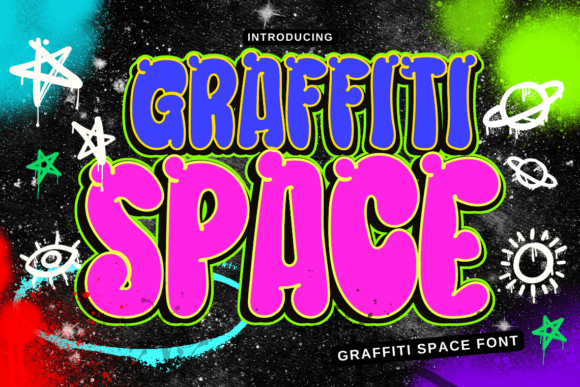Graffiti Space Font: A Bold Typeface for Branding with Edge