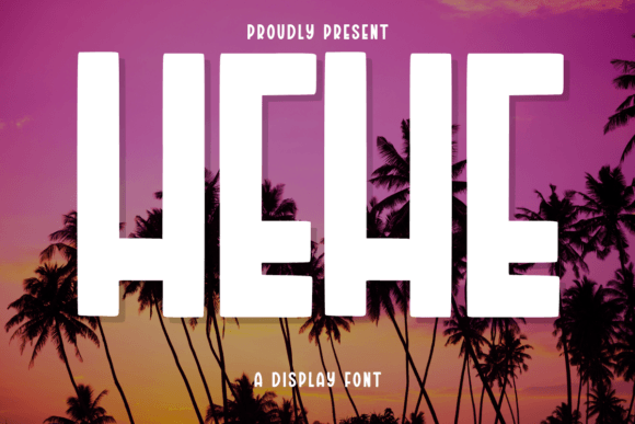 Hehe Font: A Bold Display Typeface for Digital Designers