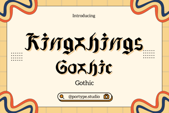 Kingthings Gothic: A Modern Display Typeface for Editorial Design