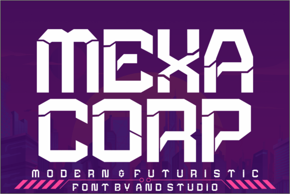 Mexacorp: The Futuristic Display Font for Modern Brand Identity