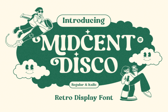 Midcent Disco Font: A Bold Choice for Branding with Personality