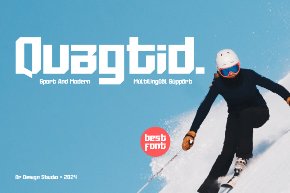 Quagtid: A Display Font for Bold Typography