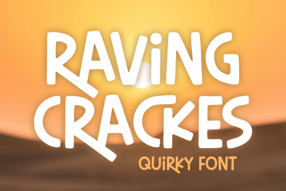 Raving Crackes: The Quirky Display Font for Standout Brand Identity