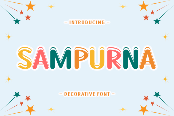 Sampurna: A Playful Display Font for Creative Branding