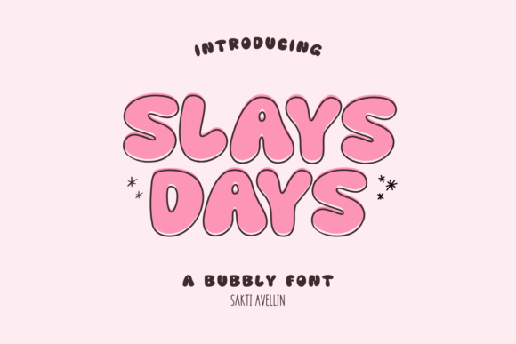 Slays Days Typeface: A Retro Display Font for Bold Campaigns