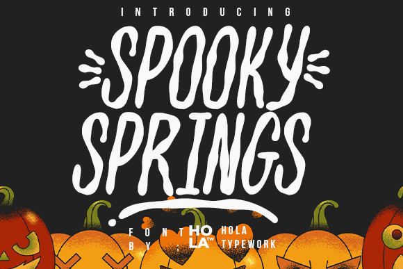 Spooky Springs: A Display Font That Adds Personality to Your Web Designs