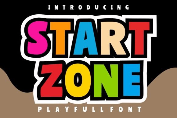 Start Zone: The Bold Display Font for Friendly Business Branding