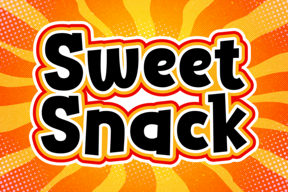 Sweet Snack Display Font Review: A Playful Yet Polished Typeface for Creative Projects