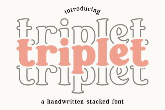 Triplet: The Handwritten Display Font That Elevates Small Business Branding